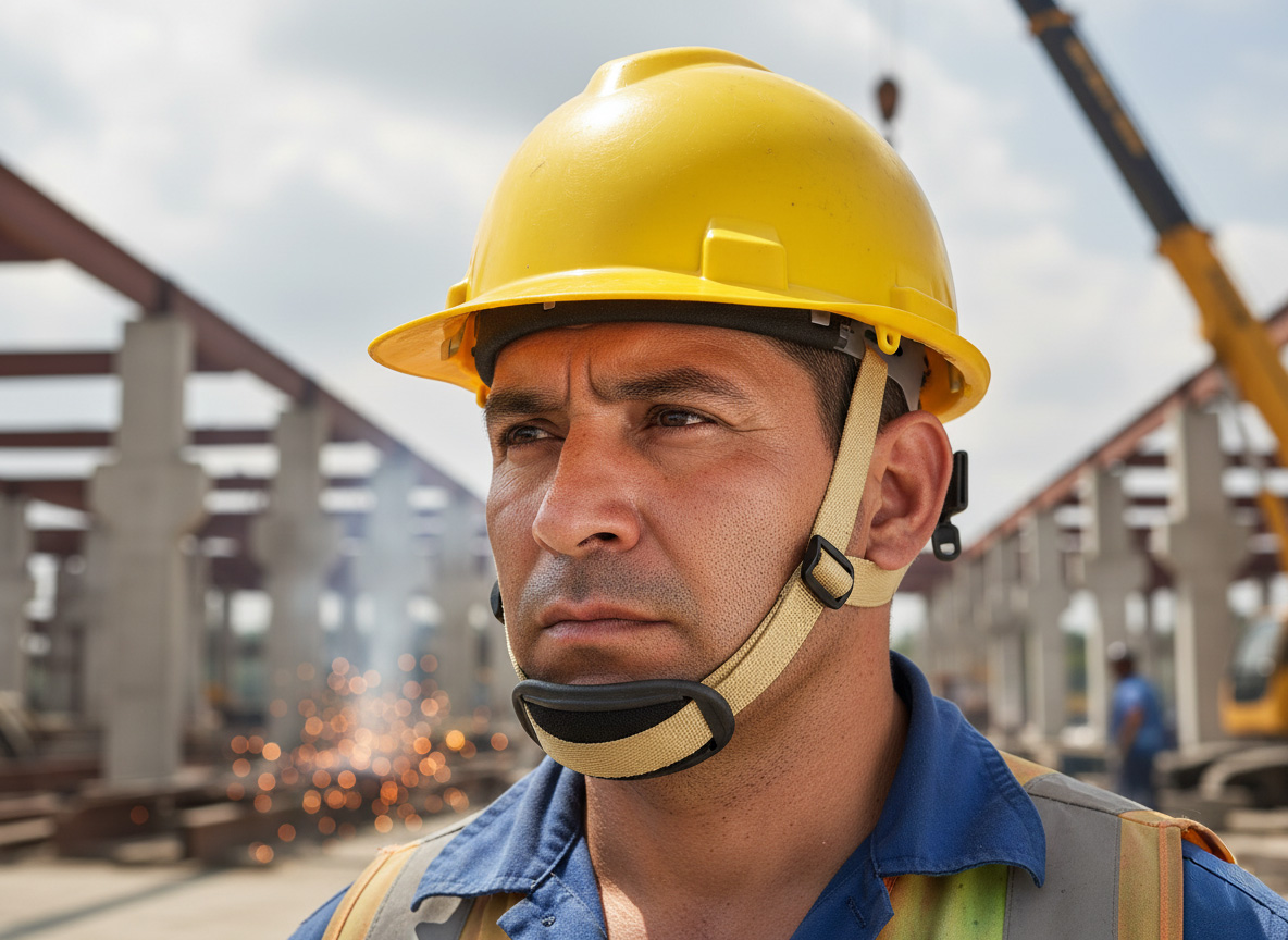 Cascos dieléctricos, cascos ventilados, barbuquejos