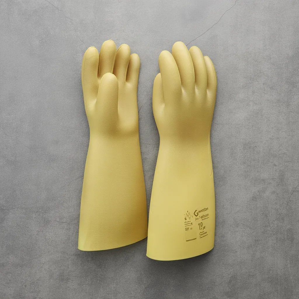 Guantes de carnaza, guantes dieléctricos, mangas anticorte